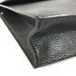 HERMES Sac A Depeche Pouch, Clutch Bag, Leather, Unisex, Black