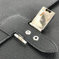 HERMES Sac A Depeche Pouch, Clutch Bag, Leather, Unisex, Black