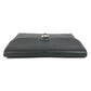 HERMES Sac A Depeche Pouch, Clutch Bag, Leather, Unisex, Black
