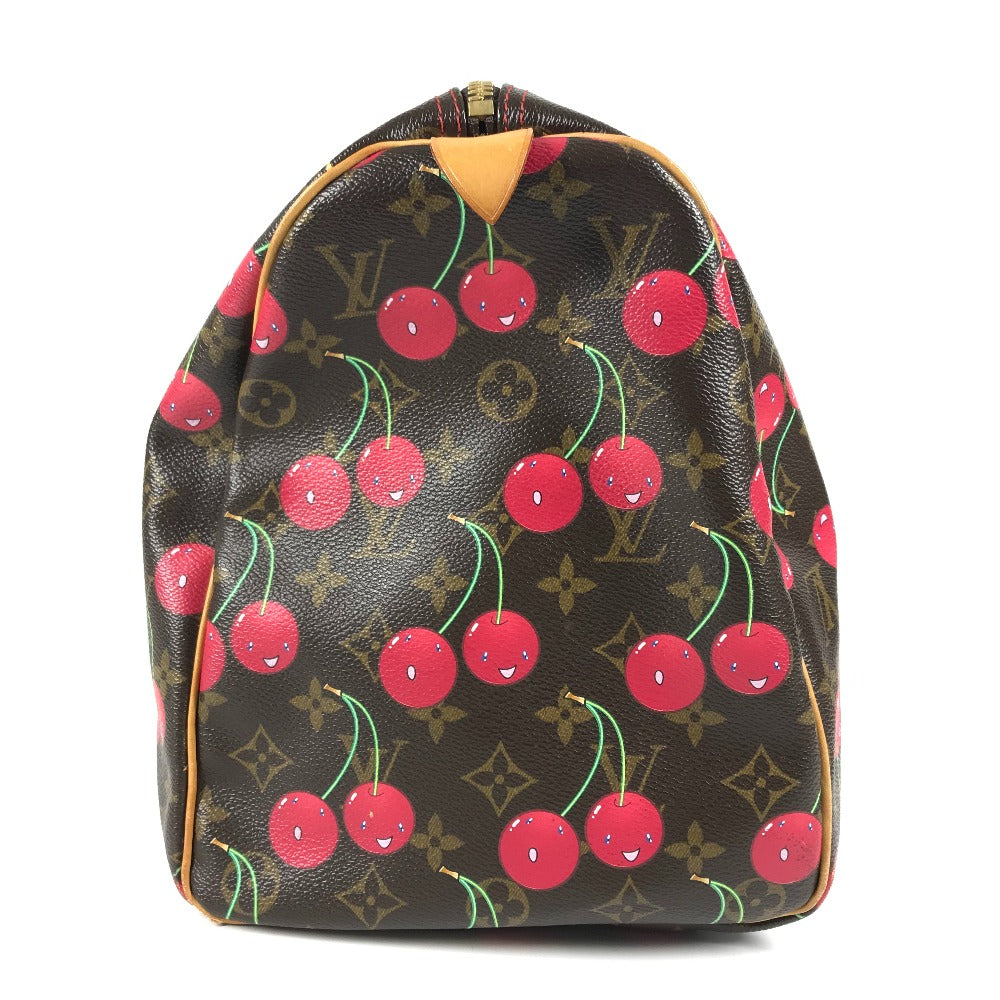 LOUIS VUITTON M95011 モノグラムチェリー 村上隆 キーポル45 キーポル 45 カバン 旅行バッグ トラベルバッグ ボストンバッグ モノグラムチェリーキャンバス レディース ブラウン