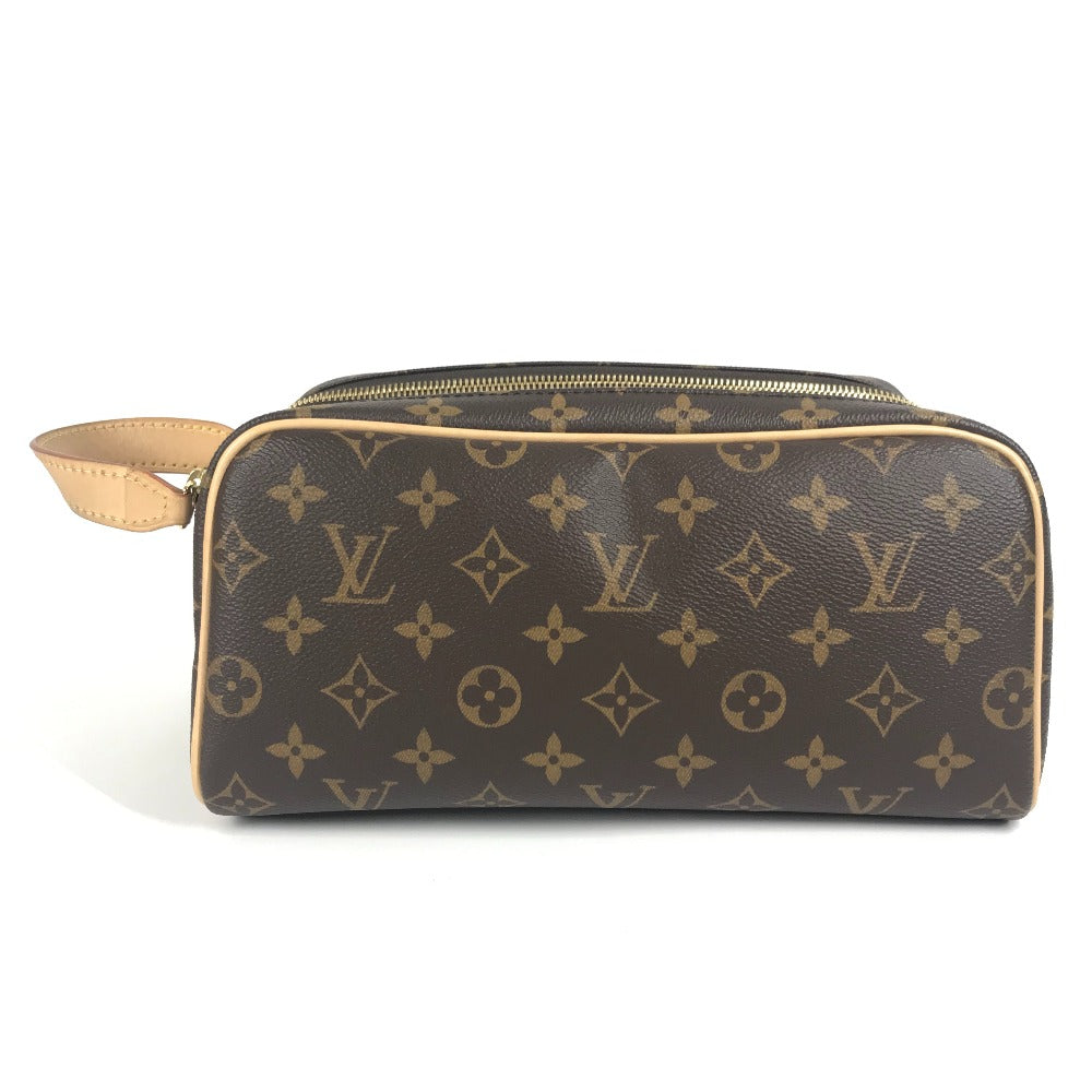 LOUIS VUITTON M44494 Monogram Dopp Kit Clutch Bag/Pouch/Second Bag in Monogram Canvas, Unisex, Brown