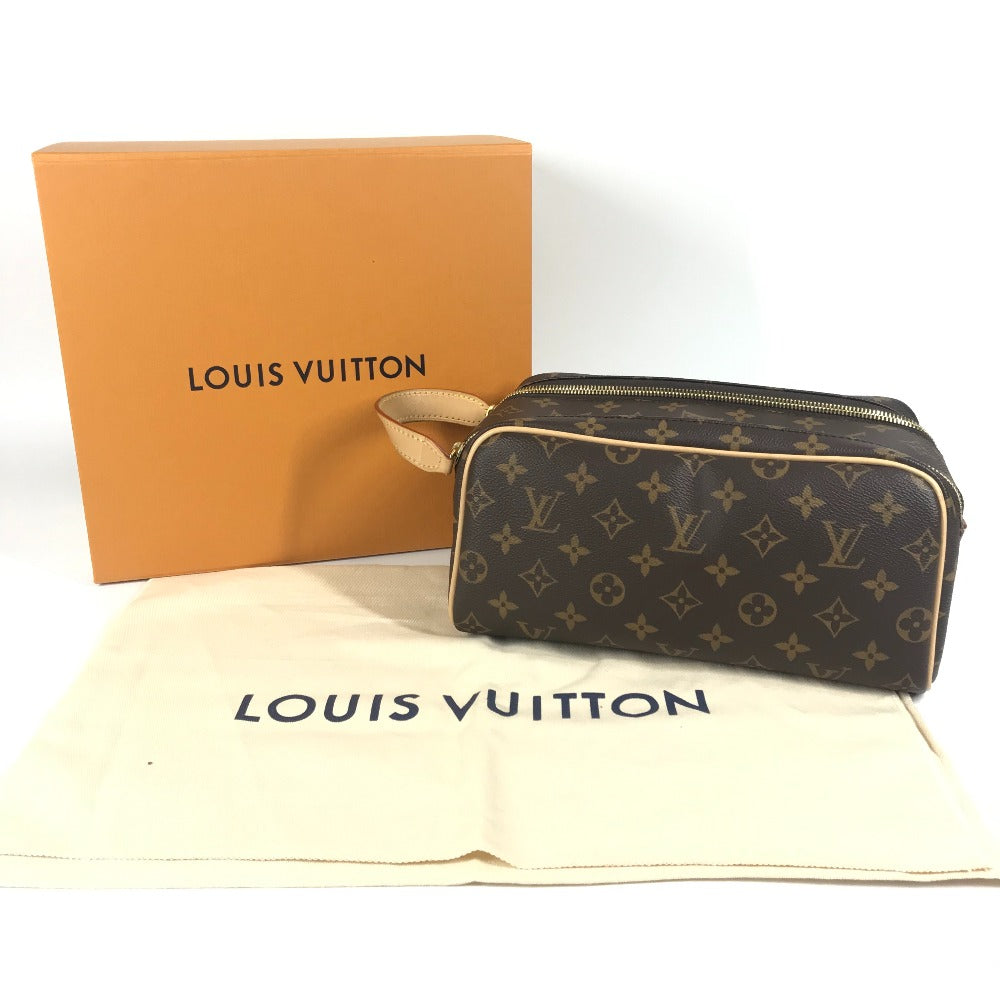 LOUIS VUITTON M44494 Monogram Dopp Kit Clutch Bag/Pouch/Second Bag in Monogram Canvas, Unisex, Brown