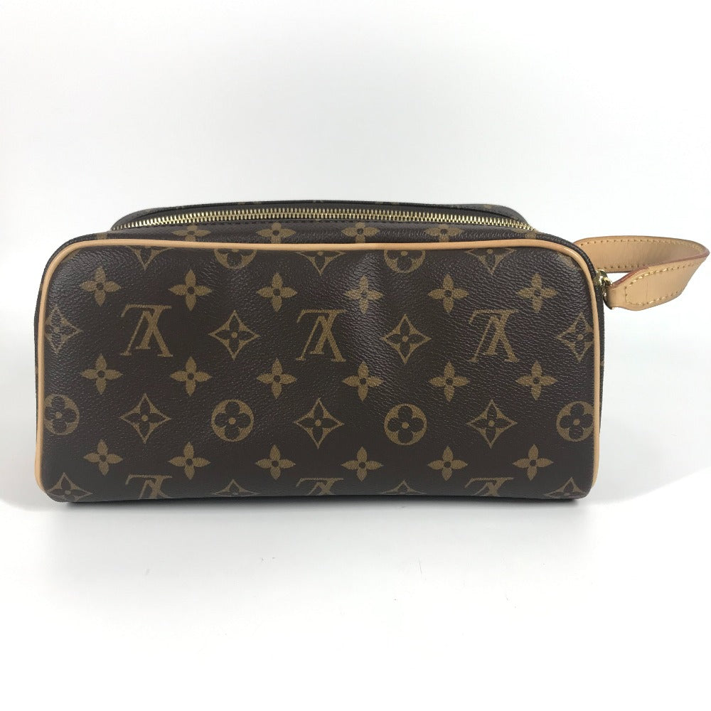 LOUIS VUITTON M44494 Monogram Dopp Kit Clutch Bag/Pouch/Second Bag in Monogram Canvas, Unisex, Brown