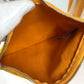 HERMES Cannes PM Tote Bag with Border Pouch, Canvas Handbag, Women's, Yellow