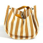 HERMES Cannes PM Tote Bag with Border Pouch, Canvas Handbag, Women's, Yellow