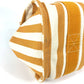 HERMES Cannes PM Tote Bag with Border Pouch, Canvas Handbag, Women's, Yellow
