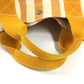 HERMES Cannes PM Tote Bag with Border Pouch, Canvas Handbag, Women's, Yellow