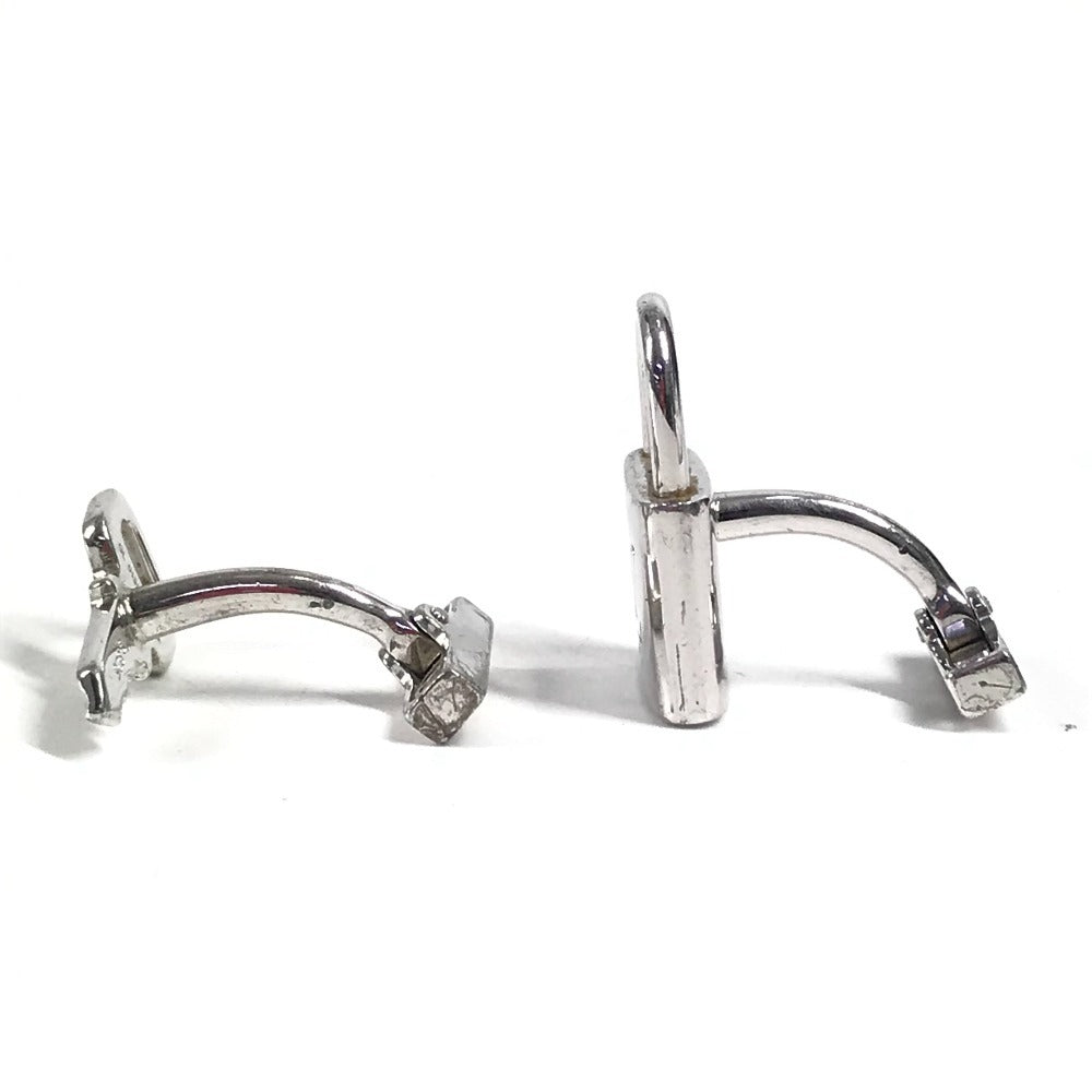LOUIS VUITTON M64600 Damier Case with Button de Manchette Cadena et Clés Cufflinks, Men's Silver, AG925