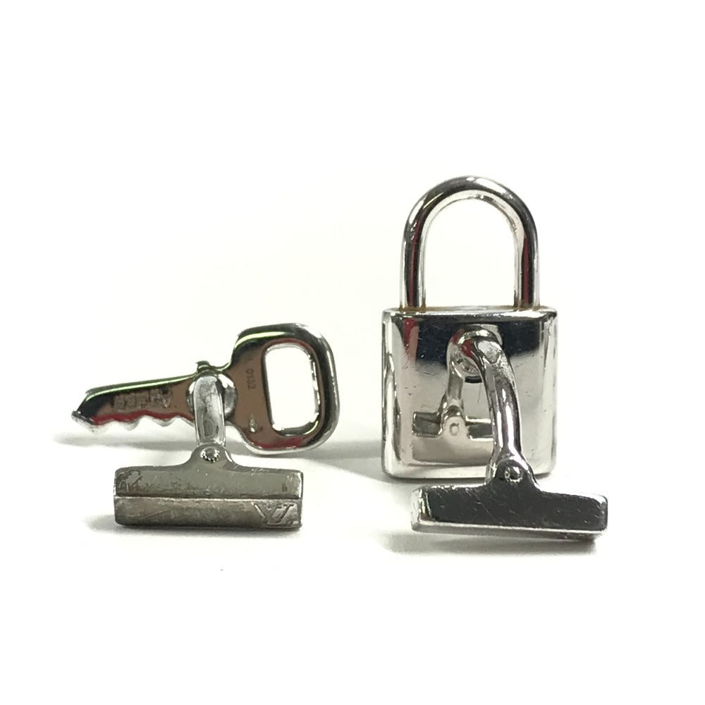 LOUIS VUITTON M64600 Damier Case with Button de Manchette Cadena et Clés Cufflinks, Men's Silver, AG925