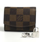 LOUIS VUITTON M64600 Damier Case with Button de Manchette Cadena et Clés Cufflinks, Men's Silver, AG925