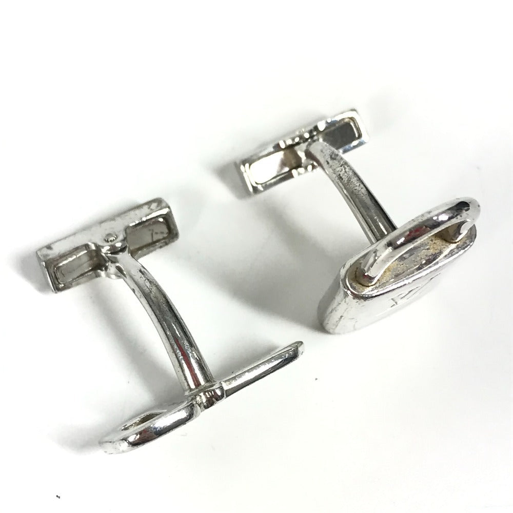 LOUIS VUITTON M64600 Damier Case with Button de Manchette Cadena et Clés Cufflinks, Men's Silver, AG925