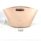 GUCCI 511261 Bucket Bag Logo Laundry Bag Handbag Rubber Women's Beige