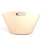 GUCCI 511261 Bucket Bag Logo Laundry Bag Handbag Rubber Women's Beige