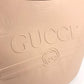 GUCCI 511261 Bucket Bag Logo Laundry Bag Handbag Rubber Women's Beige