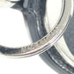 Dior CD ロゴ バッグチャーム　キーリング キーホルダー レザー レディース ブラック