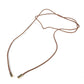 LOUIS VUITTON M67302 Santur VVN Tresse Braided Leather Belt, Women's, Brown