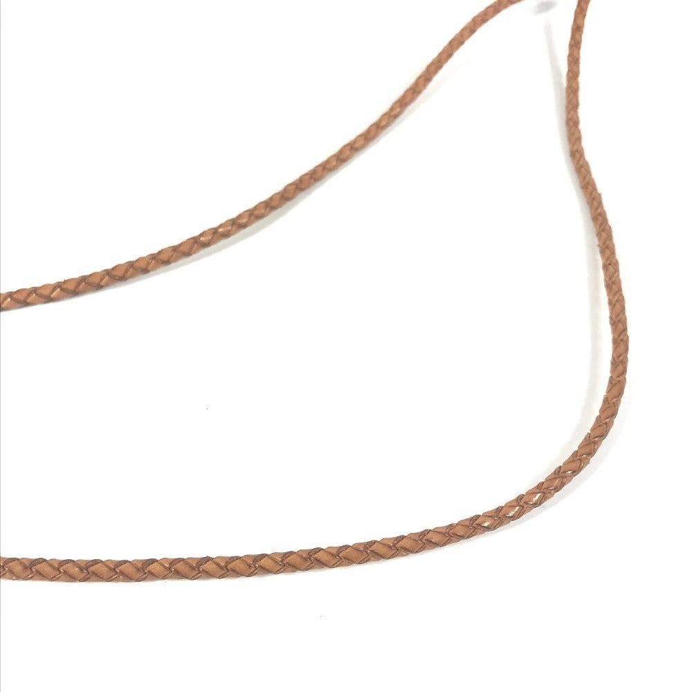LOUIS VUITTON M67302 Santur VVN Tresse Braided Leather Belt, Women's, Brown