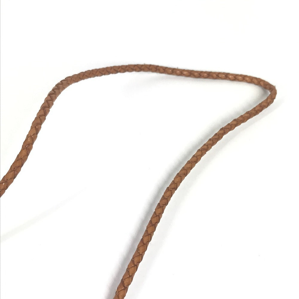 LOUIS VUITTON M67302 Santur VVN Tresse Braided Leather Belt, Women's, Brown
