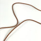 LOUIS VUITTON M67302 Santur VVN Tresse Braided Leather Belt, Women's, Brown