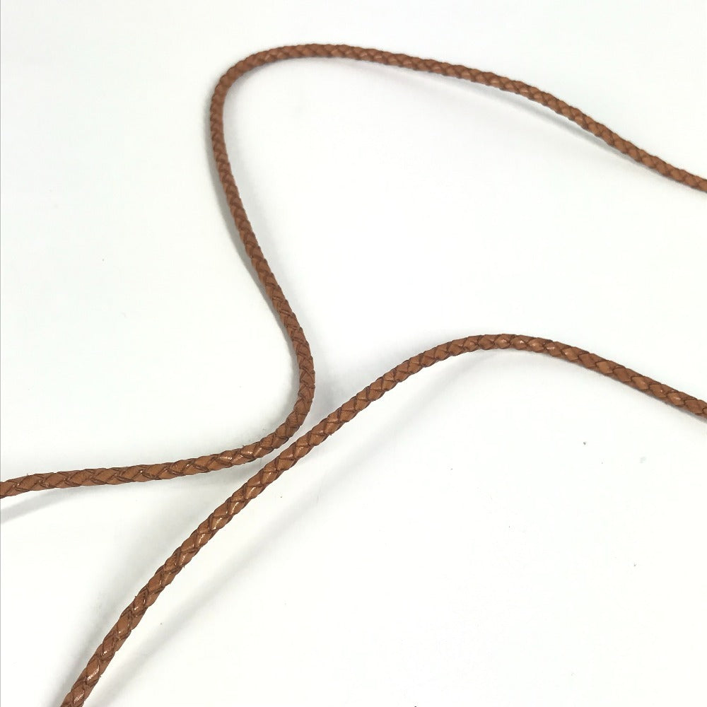 LOUIS VUITTON M67302 Santur VVN Tresse Braided Leather Belt, Women's, Brown