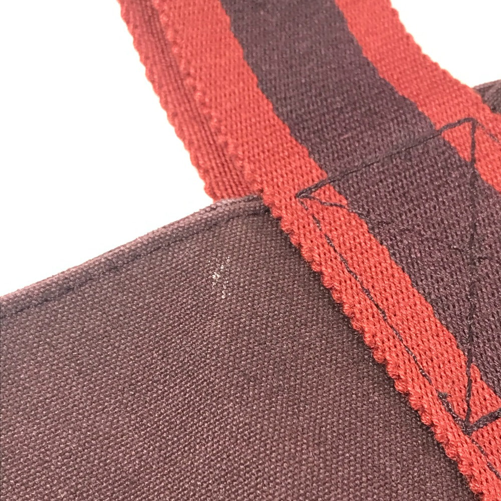 HERMES フールトゥカバス カバン トートバッグ ハンドバッグ コットン ユニセックス ブラウン系