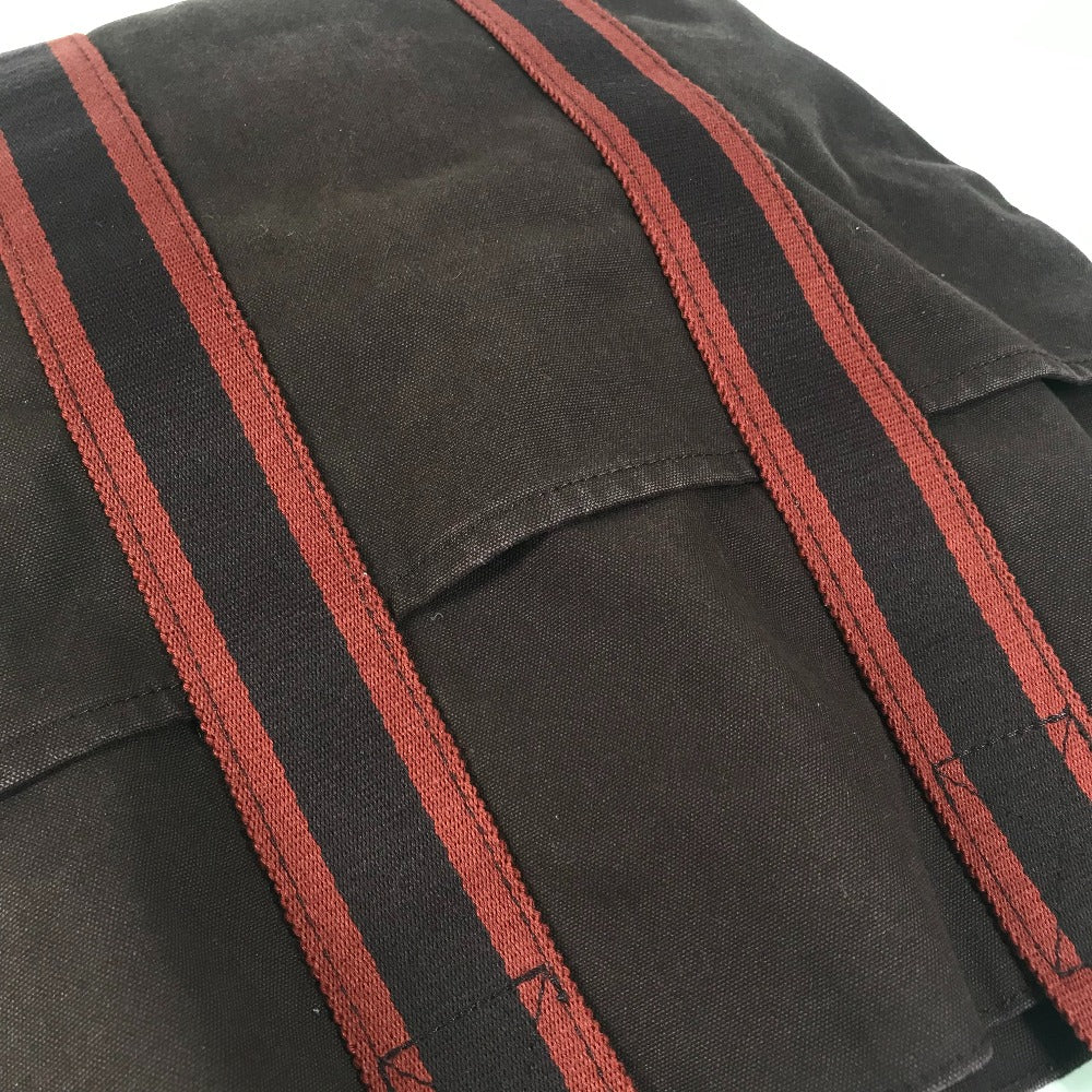 HERMES フールトゥカバス カバン トートバッグ ハンドバッグ コットン ユニセックス ブラウン系