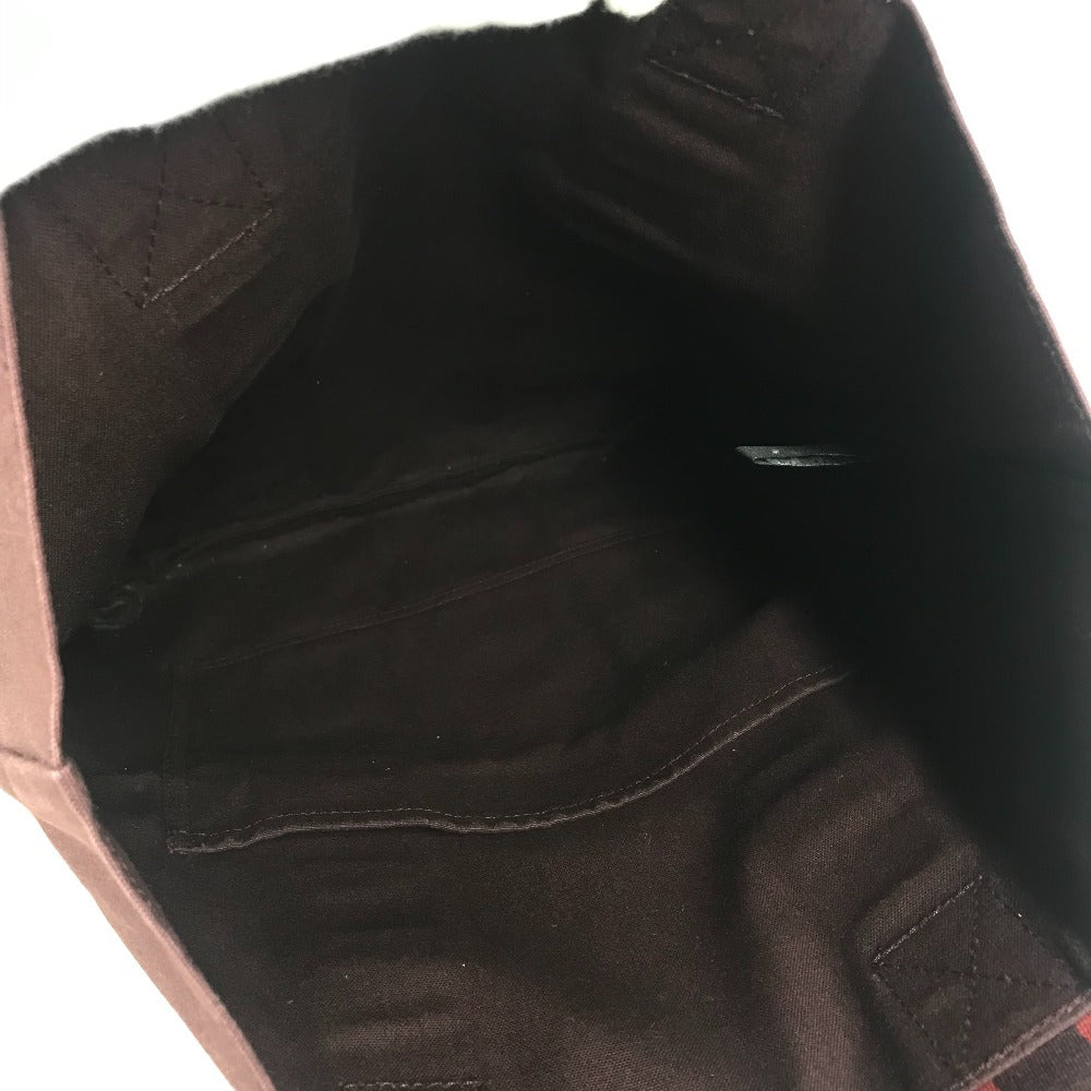 HERMES フールトゥカバス カバン トートバッグ ハンドバッグ コットン ユニセックス ブラウン系