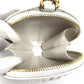 LOUIS VUITTON M92508 By the Pool Shell Coin Purse Wallet with Keychain and Chain Charm, Leather, Women's, Shaded Blue, White
