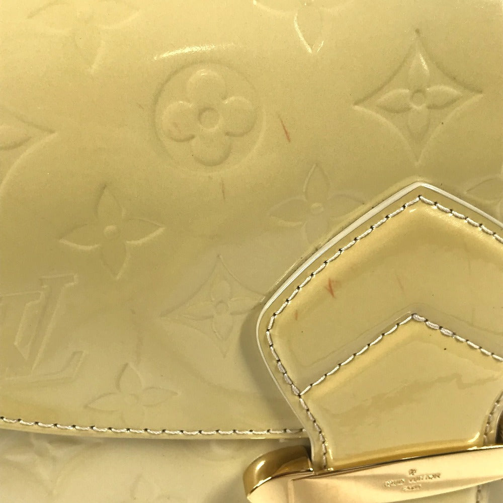 LOUIS VUITTON M91731 モノグラムヴェルニ ベルフラワーPM ベルフラワー PM カバン 斜め掛け フラップ ショルダーバッグ モノグラムヴェルニ レディース ジョーヌパッション イエロー
