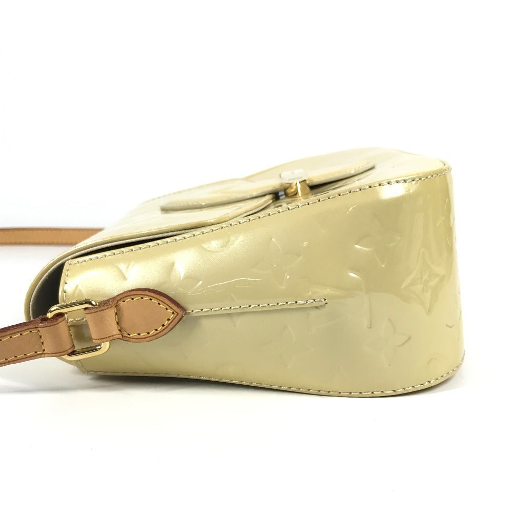 LOUIS VUITTON M91731 モノグラムヴェルニ ベルフラワーPM ベルフラワー PM カバン 斜め掛け フラップ ショルダーバッグ モノグラムヴェルニ レディース ジョーヌパッション イエロー