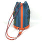 HERMES กระเป๋าทรงถุง Soie-Cool กระเป๋าสะพายไหล่ ผ้าไหม สำหรับผู้หญิง สีส้ม