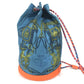 HERMES กระเป๋าทรงถุง Soie-Cool กระเป๋าสะพายไหล่ ผ้าไหม สำหรับผู้หญิง สีส้ม