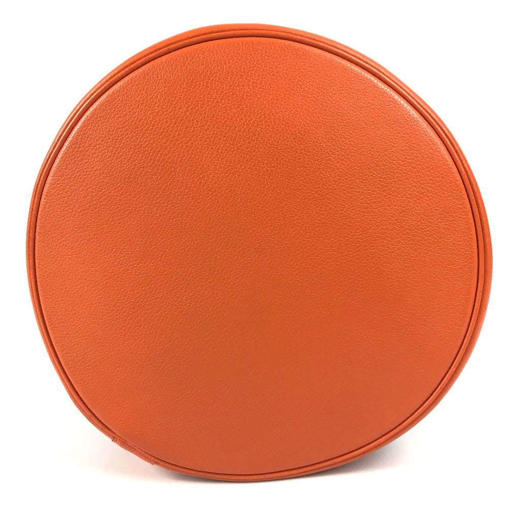 HERMES กระเป๋าทรงถุง Soie-Cool กระเป๋าสะพายไหล่ ผ้าไหม สำหรับผู้หญิง สีส้ม