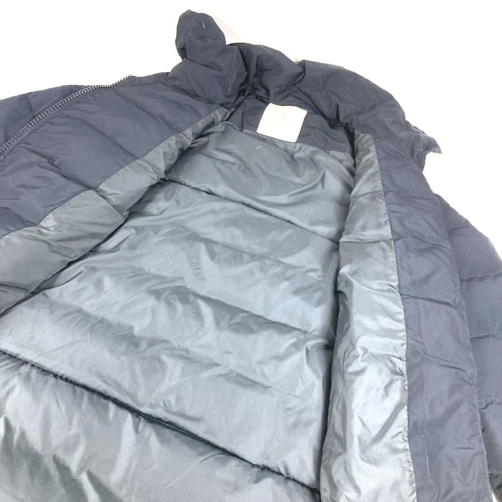 MONCLER Logo Gerboise Giubbotto Gerboise Jacket, Women's Long Sleeve Down Coat, Navy, Polyester