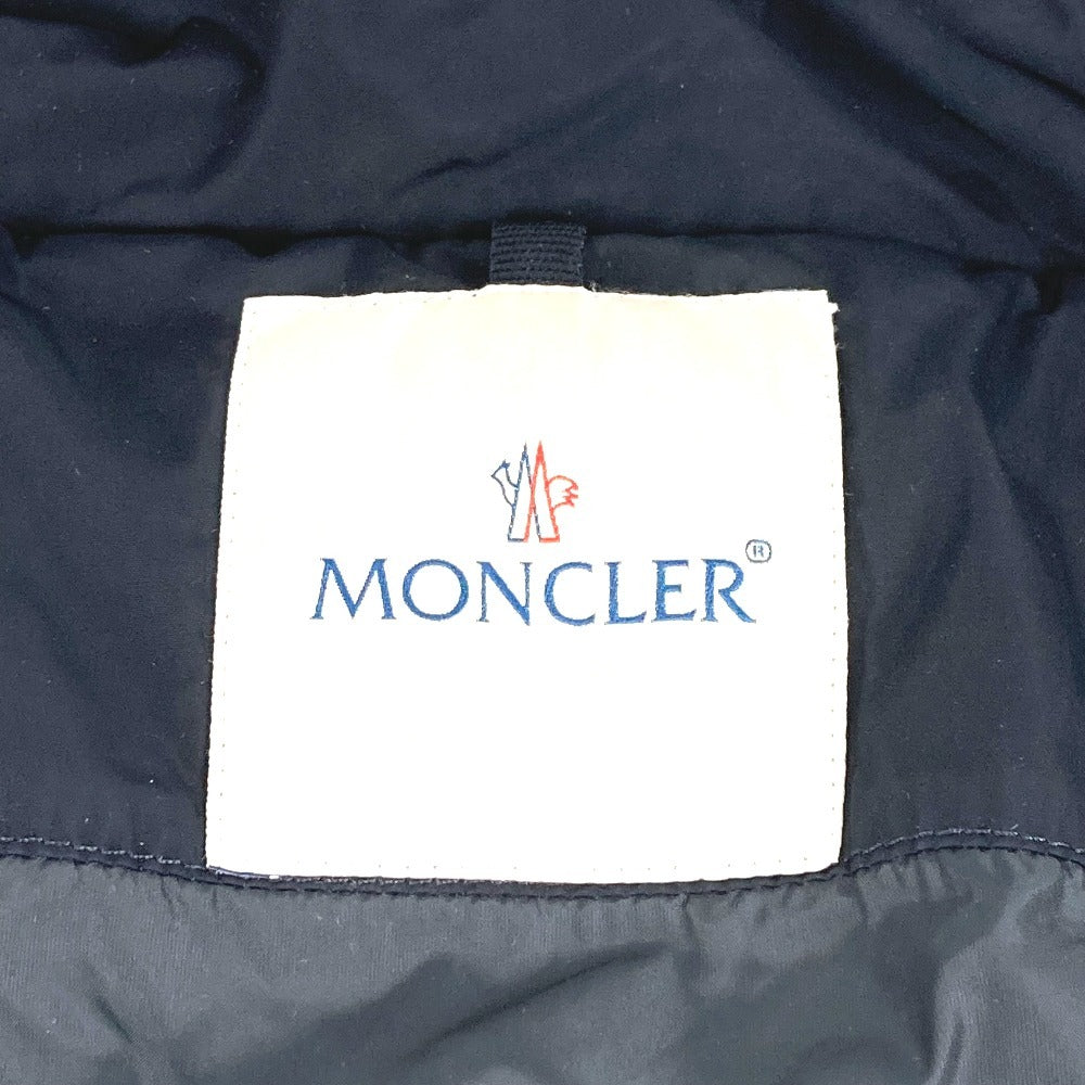 MONCLER Logo Gerboise Giubbotto Gerboise Jacket, Women's Long Sleeve Down Coat, Navy, Polyester