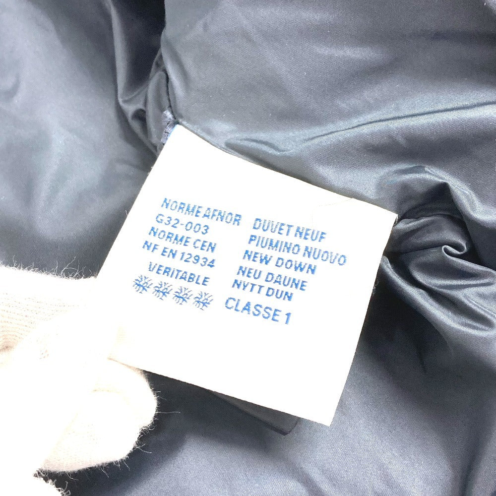 MONCLER Logo Gerboise Giubbotto Gerboise Jacket, Women's Long Sleeve Down Coat, Navy, Polyester