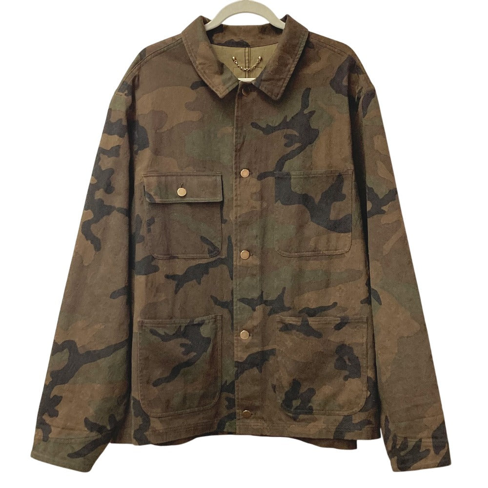 LOUIS VUITTON 不明 SUPREME シュプリーム カモフラージュ 迷彩 デニムトラッカー ショート アウター 長袖 ジャケット アパレル デニム コラボ ジャケット コットン メンズ グリーン