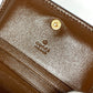 GUCCI 648848 GG Supreme Heart Logo Compact Wallet, Bifold Wallet, GG Supreme Canvas, Unisex, Beige