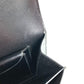 HERMES Vintage Cordriere Flap Handbag in Leather, Unisex, Black