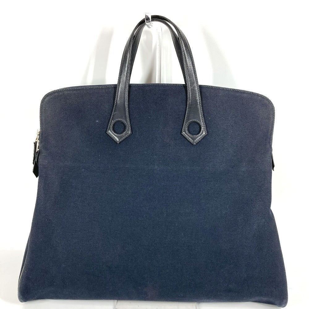 HERMES ビッグバッグ ボストンバッグ サックイブーGM サックイブー GM カバン トートバッグ ハンドバッグ レザー/キャンバス ユニセックス ブラック