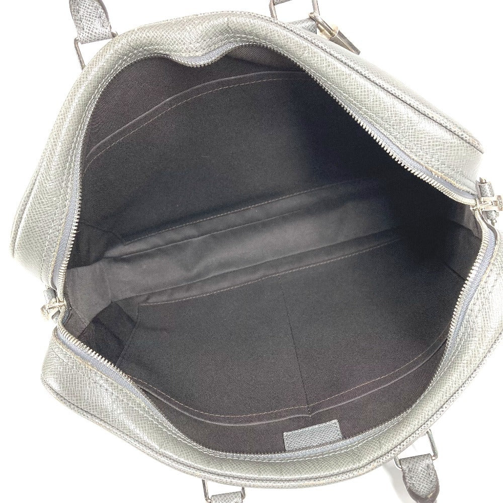 LOUIS VUITTON M30640 Taiga Porte-Document Voyage PDV Tote Bag, Business Bag, Taiga Leather, Unisex, Glacier Gray