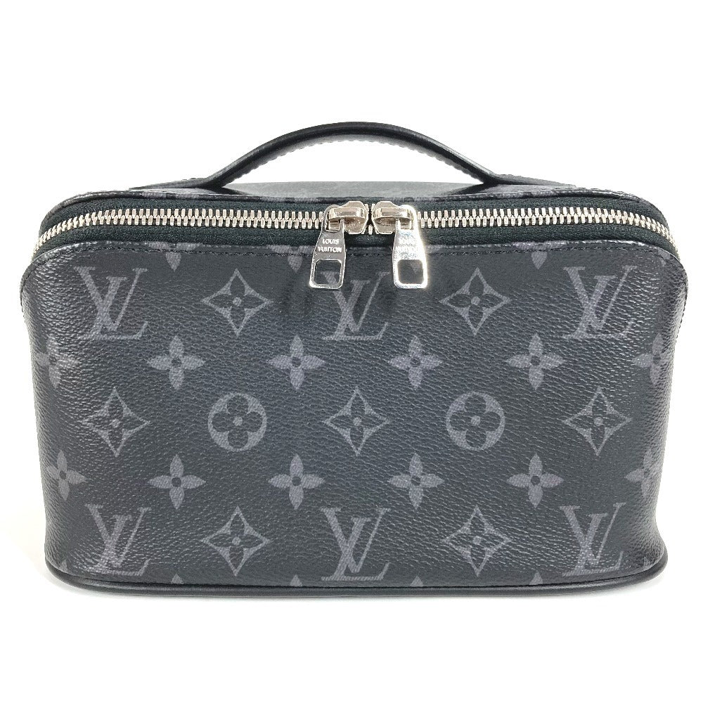 LOUIS VUITTON M11508 Monogram Eclipse Toiletry Bag, Pouch, Second Bag, Clutch Bag, Handbag, Monogram Eclipse Canvas, Women's, Black