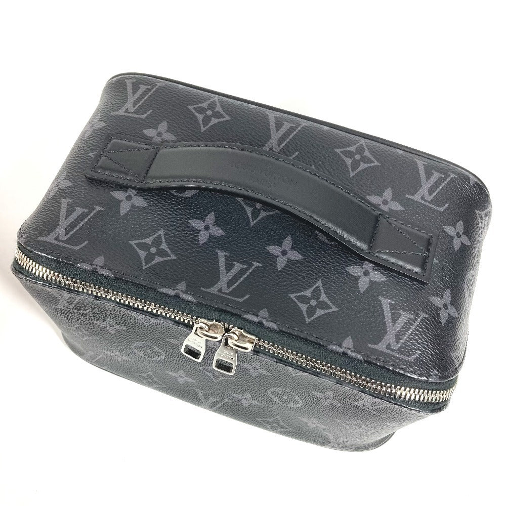 LOUIS VUITTON M11508 Monogram Eclipse Toiletry Bag, Pouch, Second Bag, Clutch Bag, Handbag, Monogram Eclipse Canvas, Women's, Black