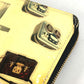 LOUIS VUITTON M50372 Nicolas Gescule Zippy Coin Purse, Round Zip Wallet, Coin Purse, Patent Leather, Unisex, Black