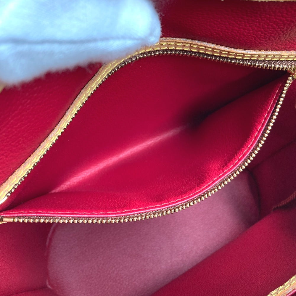 LOUIS VUITTON M95012 Monogram Cherry Bucket PM by Takashi Murakami. This shoulder bag features a Monogram Cherry canvas design and is available in red.