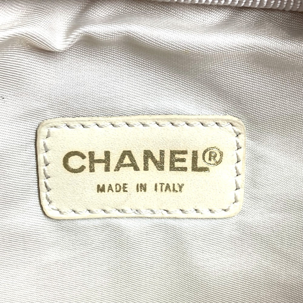 CHANEL ニュートラベルライン CC ココマーク ウエストポーチ カバン ウエストバッグ 斜め掛け ベルトバッグ ボディバッグ ナイロン レディース ピンク