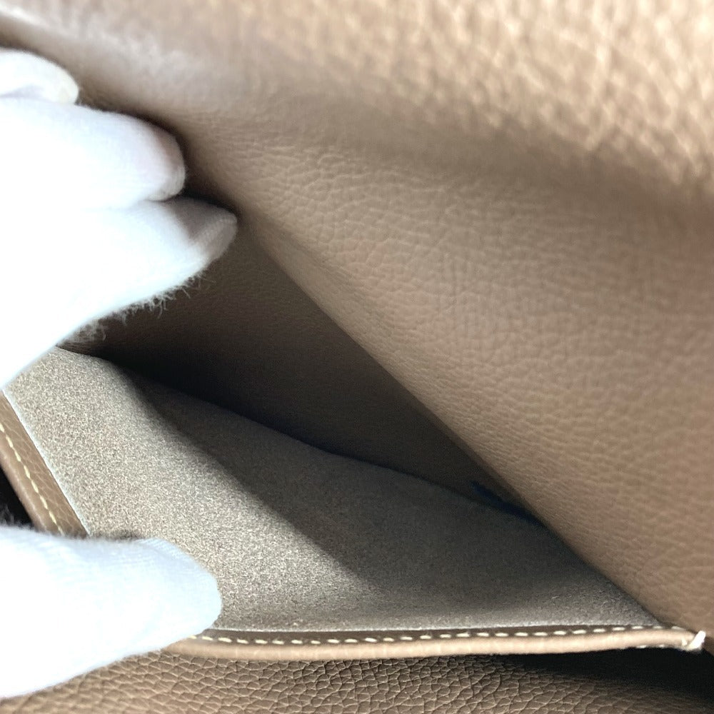 HERMES フラップ ヴィクトリア メッセンジャーバッグ ビジネスバッグ カバン 2WAYバッグ ショルダーバッグ 斜め掛け ハンドバッグ トリヨンクレマンス レディース エトゥープ グレー