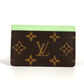 LOUIS VUITTON M13429 村上隆 LV × TM カードケース ポルト カルト・サーンプル チェリーブロッサム 名刺入れ パスケース カードケース モノグラムキャンバス レディース ブラウン