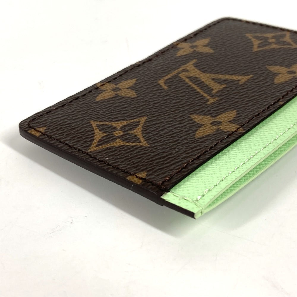 LOUIS VUITTON M13429 村上隆 LV × TM カードケース ポルト カルト・サーンプル チェリーブロッサム 名刺入れ パスケース カードケース モノグラムキャンバス レディース ブラウン