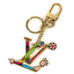 LOUIS VUITTON M02468 LV Logo LV×TM Takashi Murakami Keychain - LV Iconic Superflat Bag Charm Keychain, Metal, Unisex, Multicolor
